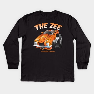 The Zee Cartoon Car Toon Kids Long Sleeve T-Shirt